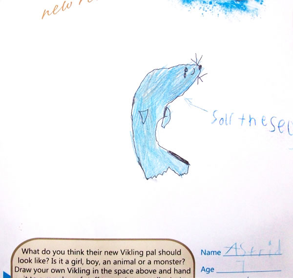 We love this fun seal from Astrid