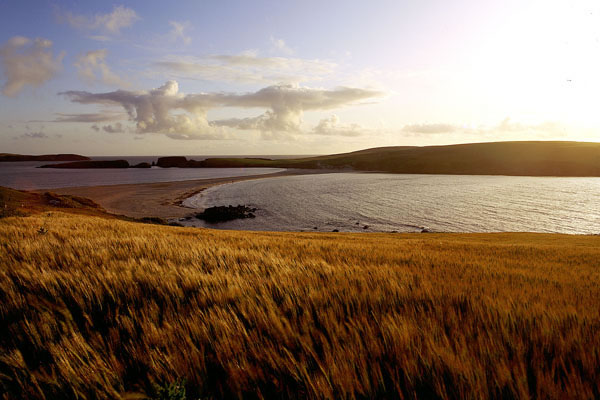 St Ninian's Isle at sunset
