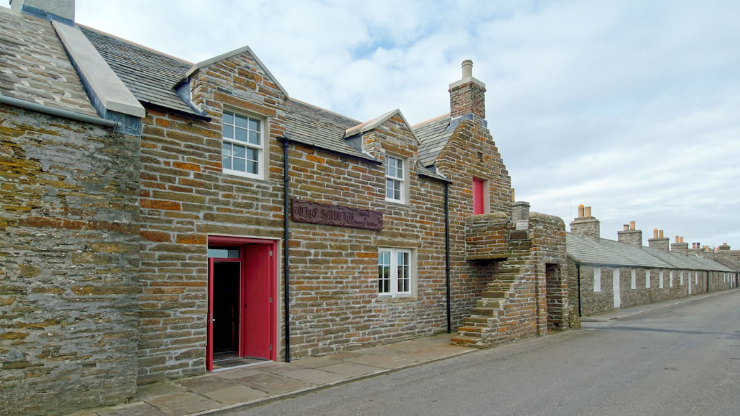 Balfour Village in Shapinsay, Orkney