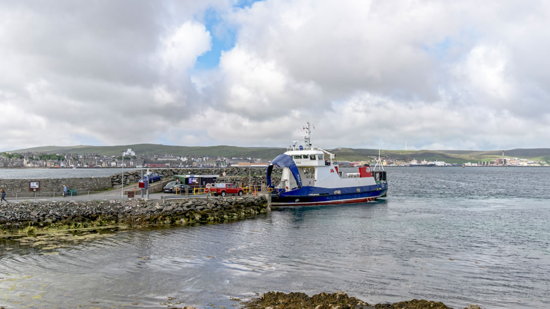 Ferry to Bressay from Lerwick in Shetland
