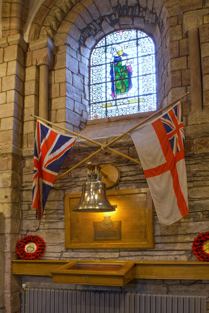 The Royal Oak memorial in St Magnus Cathedral