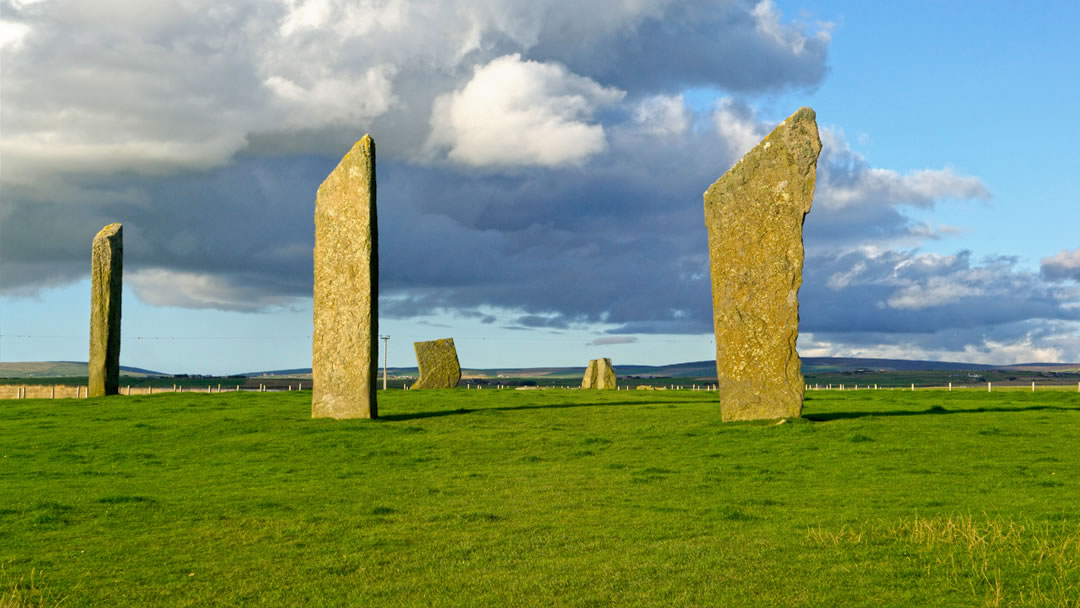 The Standing Stones of Stenness in Orkney