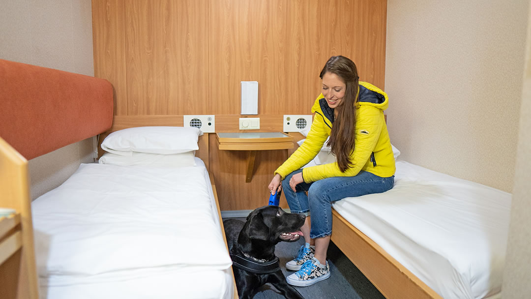 NorthLink ships have pet friendly cabins