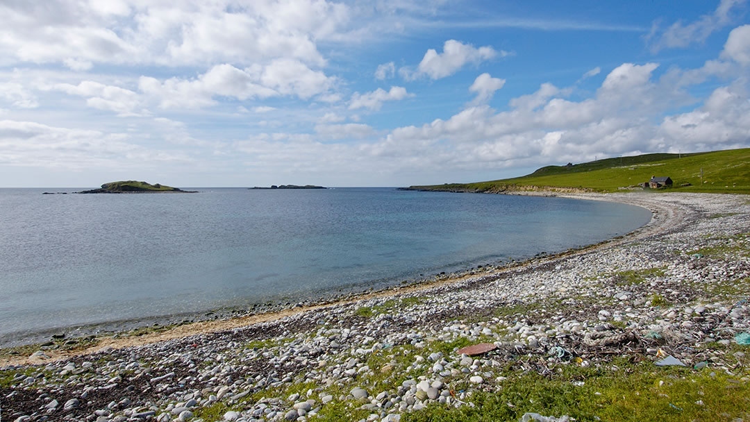 Westing beach in Shetland