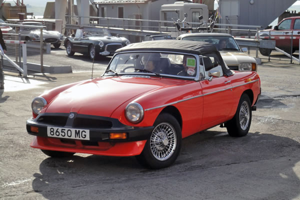 Arriving in Lerwick for the Shetland Classic Motor Show