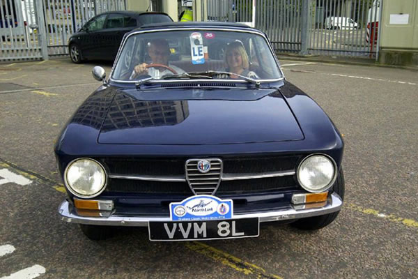 The cars that travelled to the Shetland Classic Motor Show received a NorthLink Ferries rally plate!