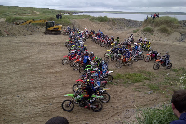 Orkney Beach Race 2014 - the starting line