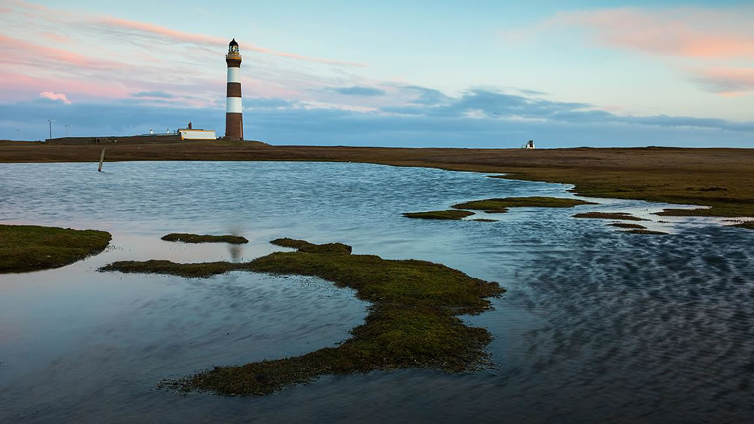 Dawn at North Ronaldsay lighthouse