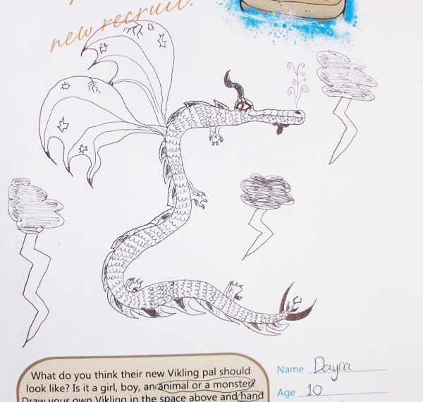 A wonderfully mystical dragon from Dayna