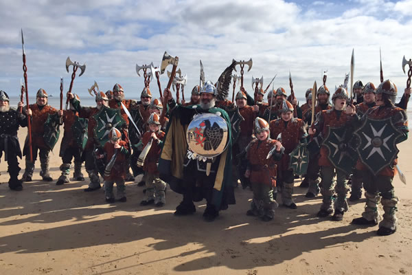 The 2015 Jarl Squad storm Aberdeen beach