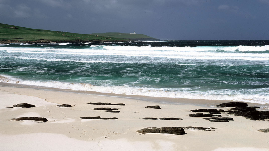 Grobust beach in Westray, Orkney