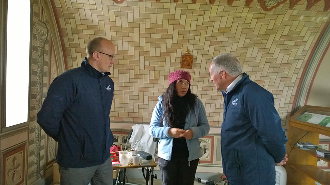 James Linklater, Antonella Papa and Stuart Garrett