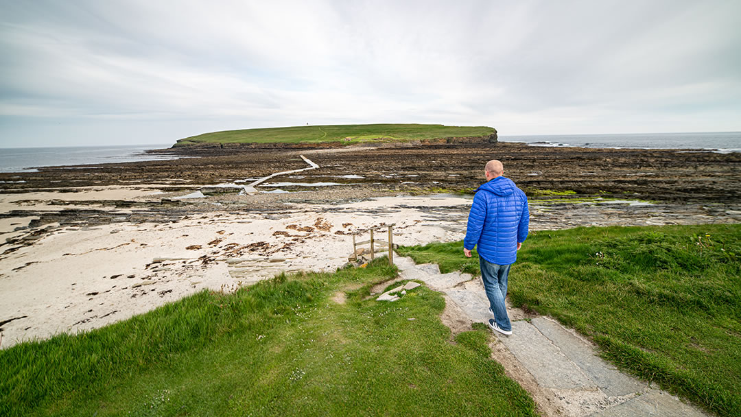 The Brough of Birsay in Orkney