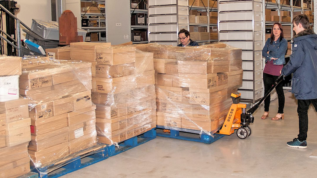 24 Pallets of Artefacts in Shetland Museum