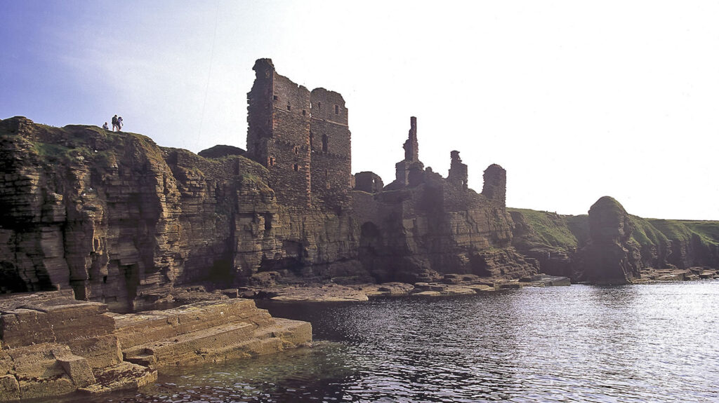 Castle Sinclair Girnigoe from the sea