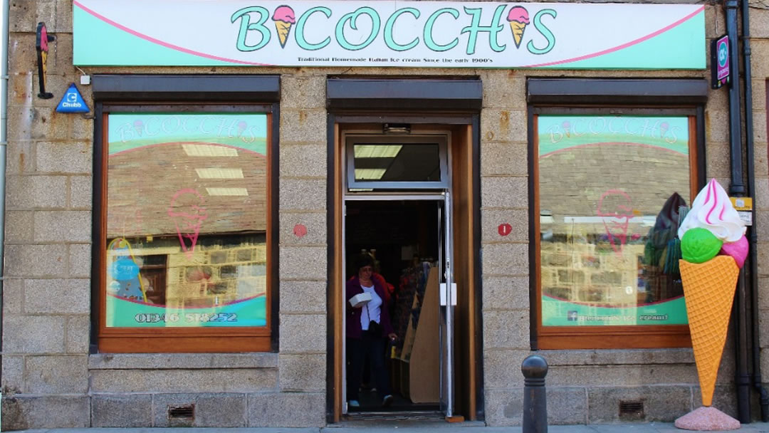 Bicocchi's Ice Cream Shop in Fraserburgh