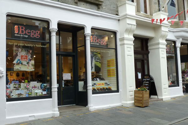 Begg Shoes & Bags, Lerwick