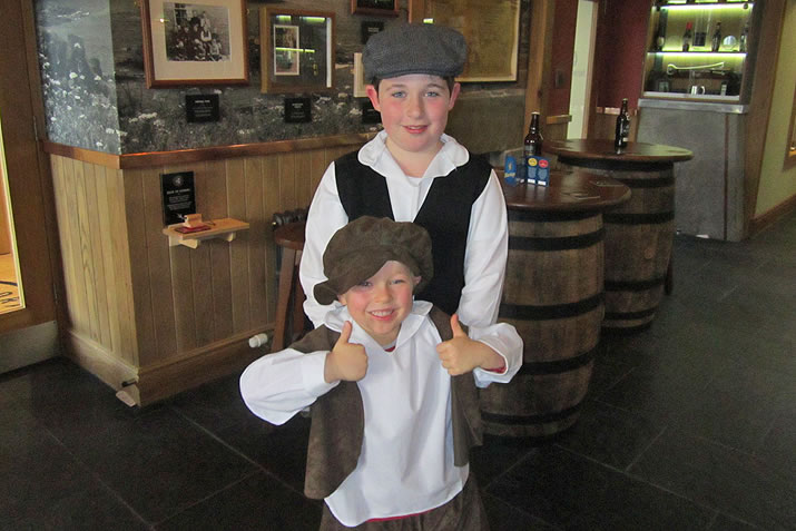 Arran and Alistair at the Orkney Brewery