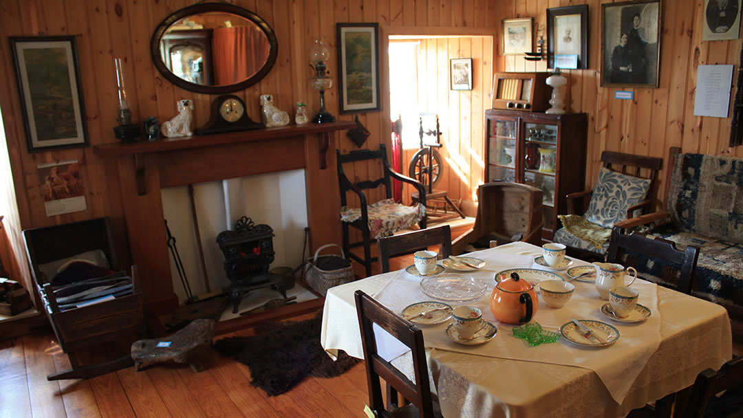 Laird's Room in Tangwick Haa Museum, Shetland