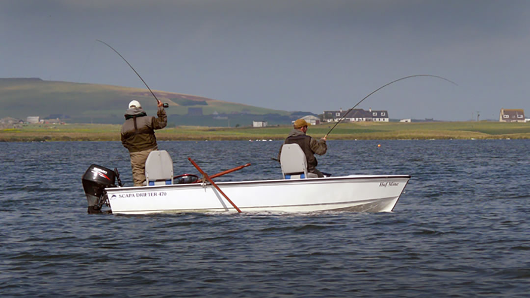 Fishing on the Loch of Harray, Orkney