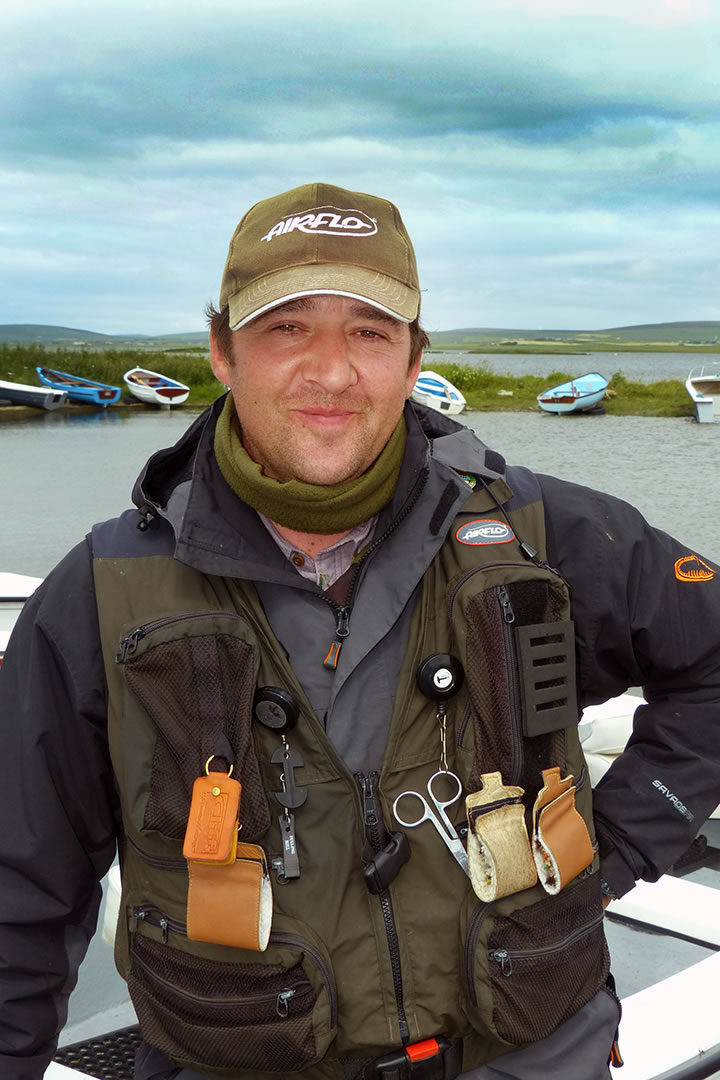 Neil Chalmers fishing in Orkney