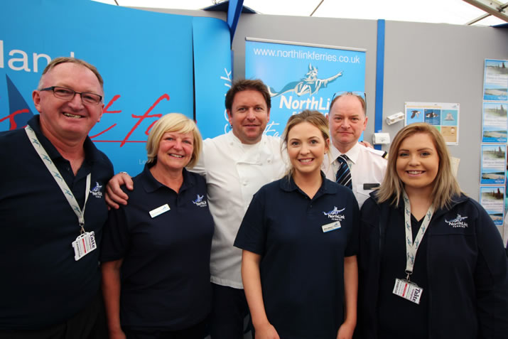 Taste of Grampian 2017: James Martin at the NorthLink stand