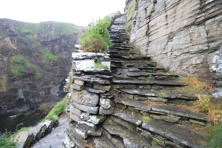 The Whaligoe Steps in Caithness