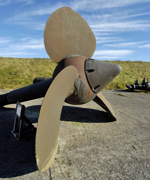 Scapa Flow Visitors Centre propeller