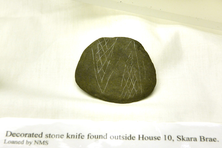Artifact from Skara Brae in Tankerness House