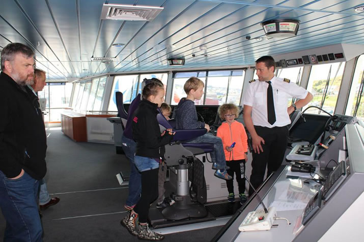 A tour on board for Shetland Boat Week