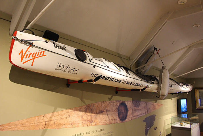 Kayak in the Aberdeen Maritime Museum