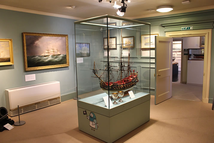 Ship models in the Aberdeen Maritime Museum