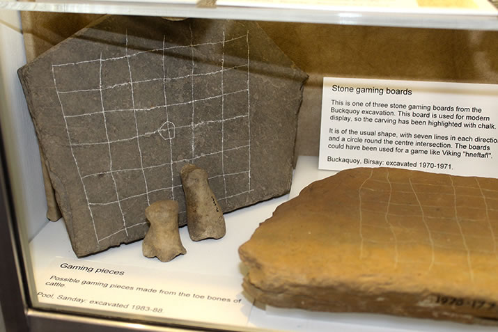 Picts Board Game in the Orkney Museum