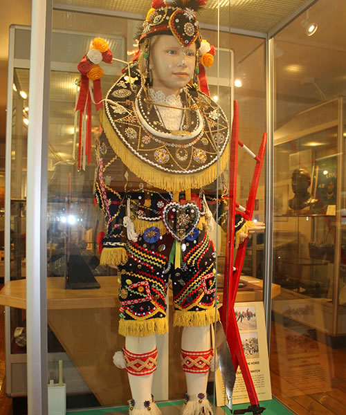 The Festival of the Horse costume in the Orkney Museum