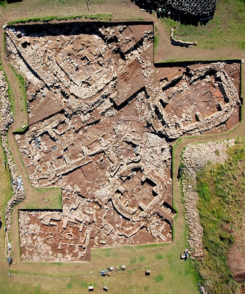 Ness of Brodgar aerial shot by Hugo Anderson-Whymark