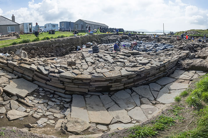 Structure 10 at the Ness of Brodgar, Orkney
