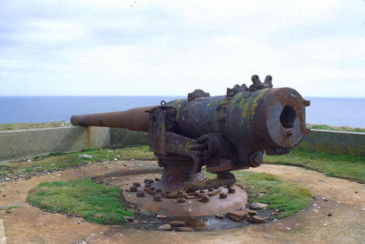 Six inch Naval Gun, Bressay, Shetland