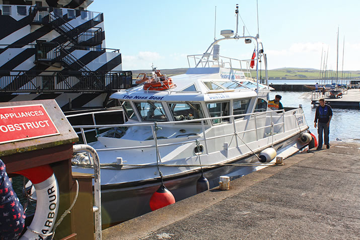 Dunter III in Lerwick Harbour