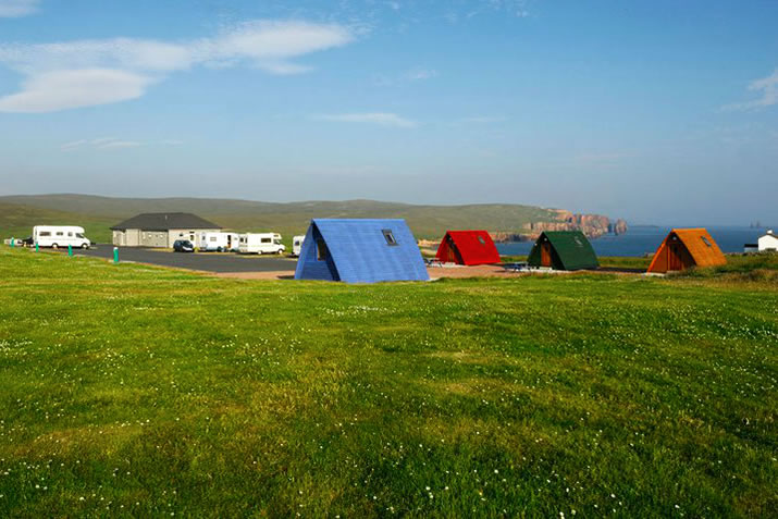 Braewick Campsite, Eshaness, Shetland