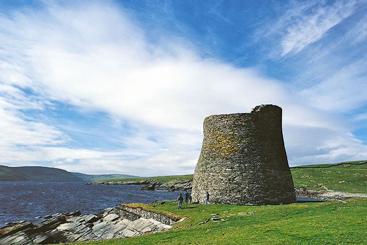 Mousa Iron Age broch in Shetland