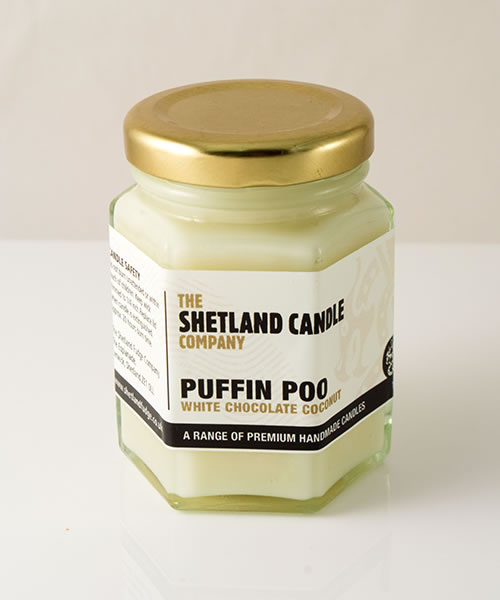 The Shetland Fudge Company - puffin poo candle