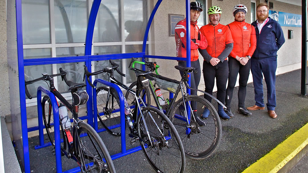 NorthLink install cycle racks in ports