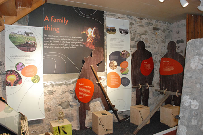 Strathnaver Museum Peat Display