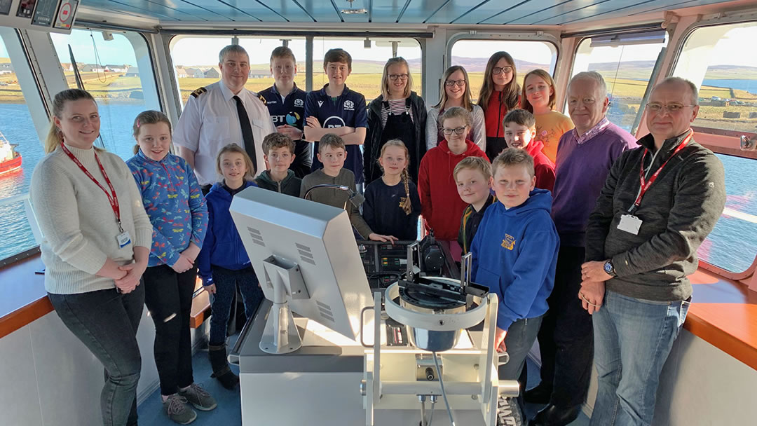 Fairtrade Fortnight event on MV Hamnavoe in Stromness, Orkney