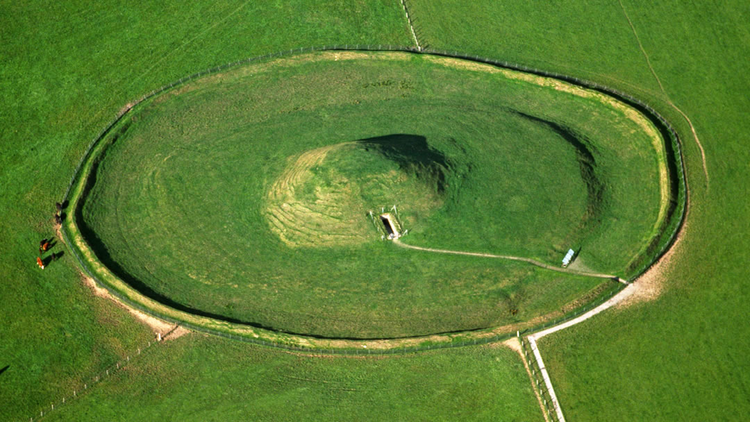 Aerial view of Maeshowe