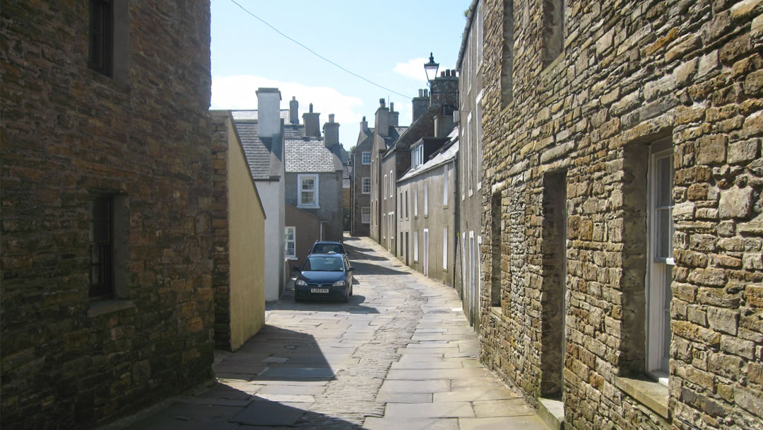 Alfred Street in Stromness, Orkney