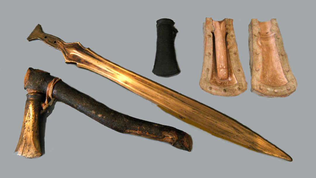 Artefacts found at Jarlshof in Shetland
