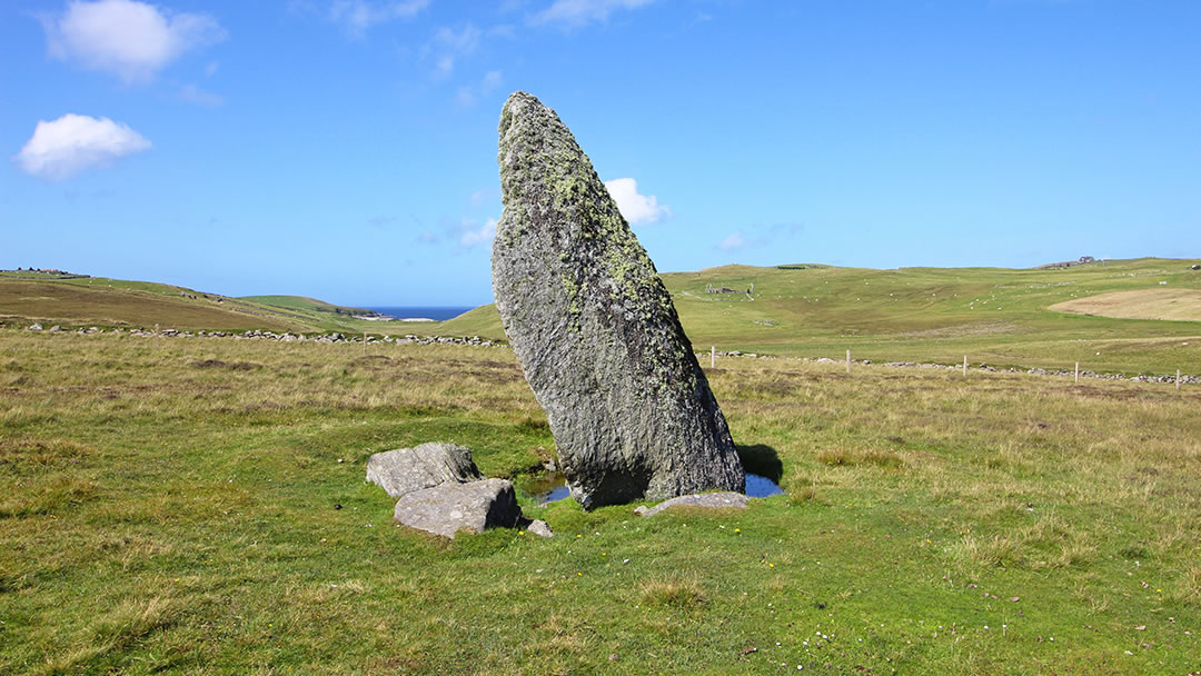 Bordastubble Stone, Unst in Shetland