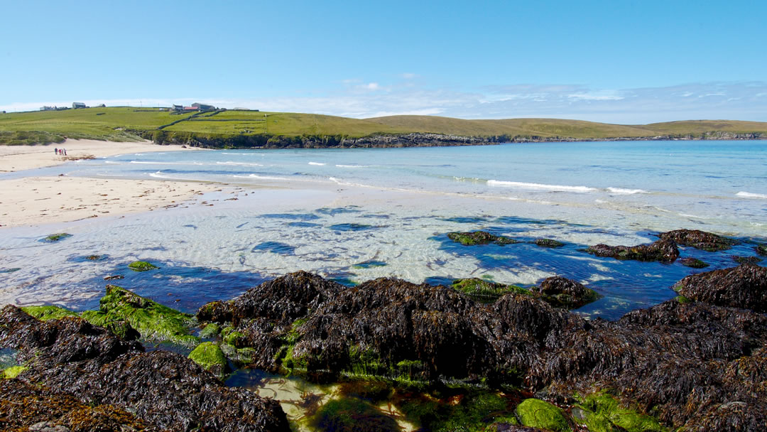 Breakon beach in Yell, Shetland