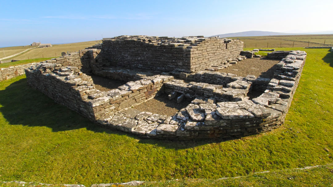 Cubbie Roo's Castle in Wyre, Orkney